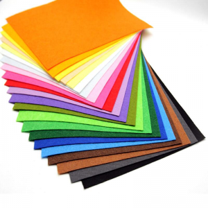 ECO-friendly 100% Polyester Non Woven Felt Fabric Felts Colorful