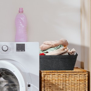 BSCI FACTORY MADE felt fabric foldable CUBE storage baskets