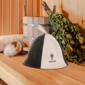manufacturer black green high quality 100% russian custom banya wool felt sauna hat