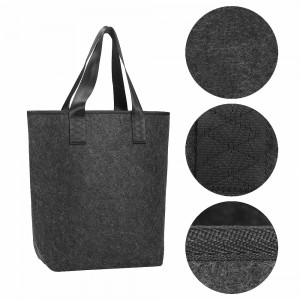 Best Selling Felt Handbag with PP Board Bottom High Quality Felt Bag