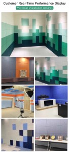 100% Polyester Felt Sound Absorption Decorative Acoustic Deadening Sound Proofing Wall Panel