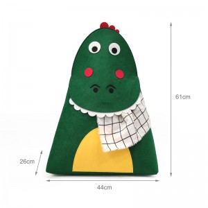 Customizable Dinosaur-Shaped Felt Animal Storage – Best Seller