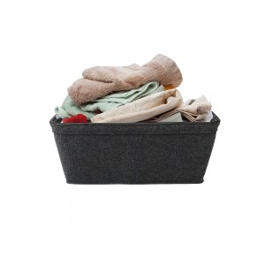 BSCI FACTORY MADE felt fabric foldable CUBE storage baskets