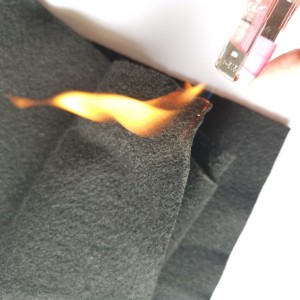 Pre-oxidized Fiber Felt PANOF Felt for Industrial Ovens Carbon Fiber Blanket High Temperature Fire Resistant fabric