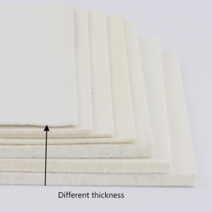 High Quality Industrial Wool Felt Fabric 100% Natural White Felt Oil Absorption Thickness 3mm 5mm 10mm for at Low Price