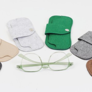 Durability style environmental responsibility Felt Eyeglass Cases