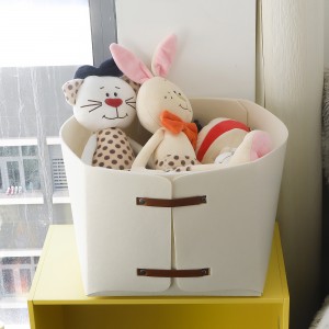 Multipurpose Felt Storage Basket Storage bin for Nursery, Closets, Plant Cover, Bathroom Shelves, Toys