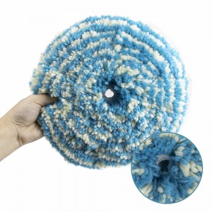 Automotive Care Products Car Buffing Double-sided 7 Inch 100% Lamb Wool Polishing Pad