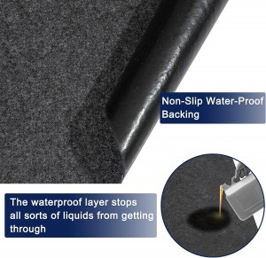 Reusable Washable Felt Oil Spill Mat Absorbent Oil Mat for Driveway, Garage, Parking Floor and Maintenance Shop