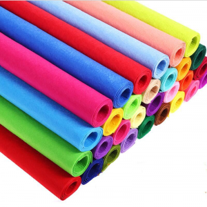 ECO-friendly 100% Polyester Non Woven Felt Fabric Felts Colorful