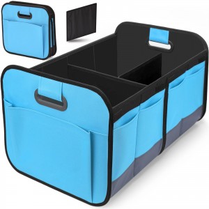 Collapsible Suv Car Trunk Storage Box Organizer Oxford Fabric Car Trunk Organizer