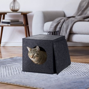 New hot wholesale fashion light wear can be customized felt cat nest