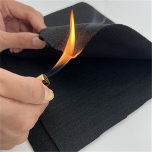 Pre-oxidized Fiber Felt PANOF Felt for Industrial Ovens Carbon Fiber Blanket High Temperature Fire Resistant fabric