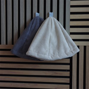 Custom logo Terry Towel Sauna Hat Japan sauna hat Towel Fabric Sauna Hat