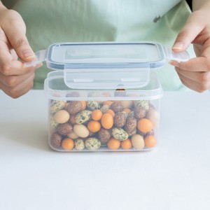 Wholesale Transparent Plastic Food Storage Boxes Cereal Container Dry Food airtight food storage bin