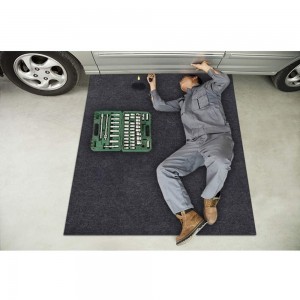 Premium Oil Spill Mat Garage Floor Maintenance Mat Absorbent Oil Reusable Washable Durable Waterproof Backing Protects Surface