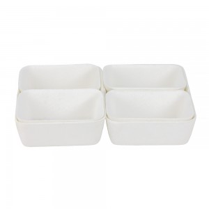 Brighten Up Your Space with Versatile White Felt Storage Bins