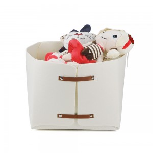 Multipurpose Felt Storage Basket Storage bin for Nursery, Closets, Plant Cover, Bathroom Shelves, Toys