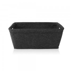 BSCI FACTORY MADE felt fabric foldable CUBE storage baskets