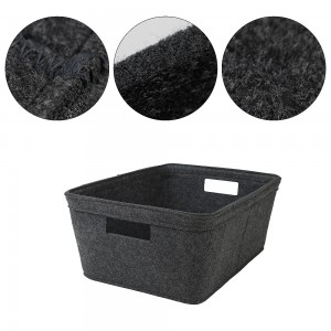 BSCI FACTORY MADE felt fabric foldable CUBE storage baskets