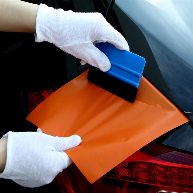 China Factory Price For Felt Squeegee Vinyl - Fabric Edge Plastic Vinyl  Scraper for Car – Rolking Manufacturers and Suppliers