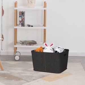 Modern Home Felt Storage Basket for Cloth and Toys Storage Box Felt