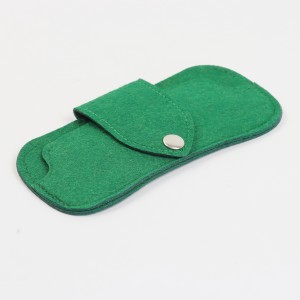 Durability style environmental responsibility Felt Eyeglass Cases