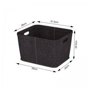 Modern Home Felt Storage Basket for Cloth and Toys Storage Box Felt