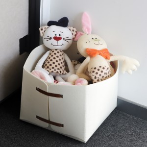 Multipurpose Felt Storage Basket Storage bin for Nursery, Closets, Plant Cover, Bathroom Shelves, Toys