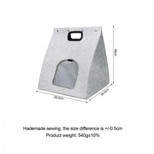 Wholesale factory price low MOQ multifunction flet portable foldable pet bag dog cat nest cage house bed