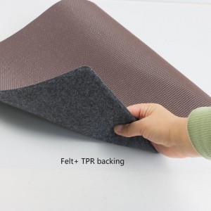 Non-Slip Grey felt urinal pad mat for man restroom toilet absorb mats men urinal floor mats