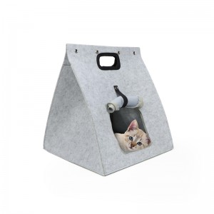 Wholesale factory price low MOQ multifunction flet portable foldable pet bag dog cat nest cage house bed