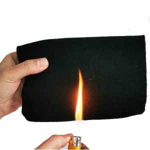 Pre-oxidized Fiber Felt PANOF Felt for Industrial Ovens Carbon Fiber Blanket High Temperature Fire Resistant fabric