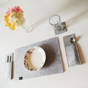 Eco-friendly felt placemat hot sale in Europe